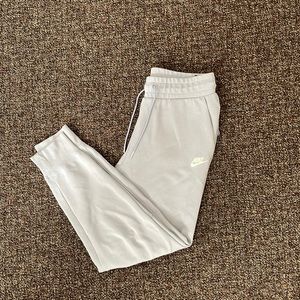 Grey Nike sweatpants